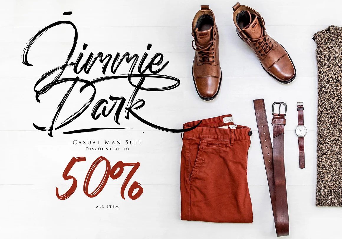 The Domillion Brush Font