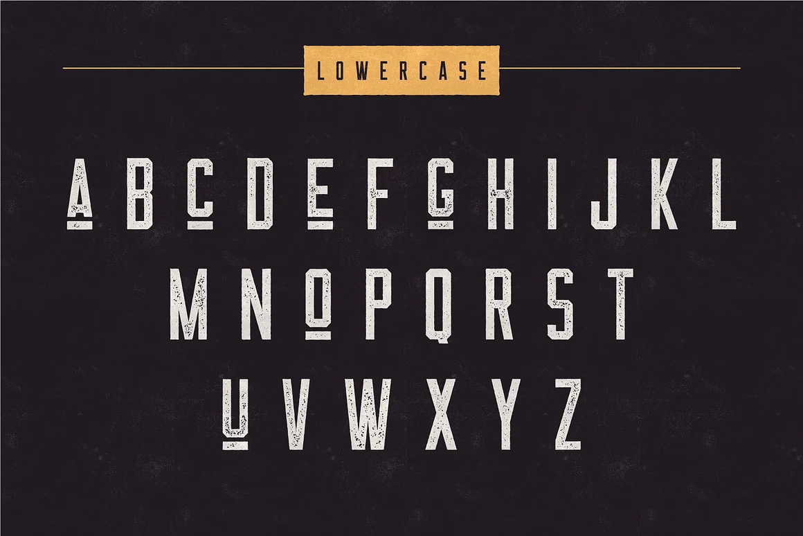 The Farmer Font - Condensed Typeface