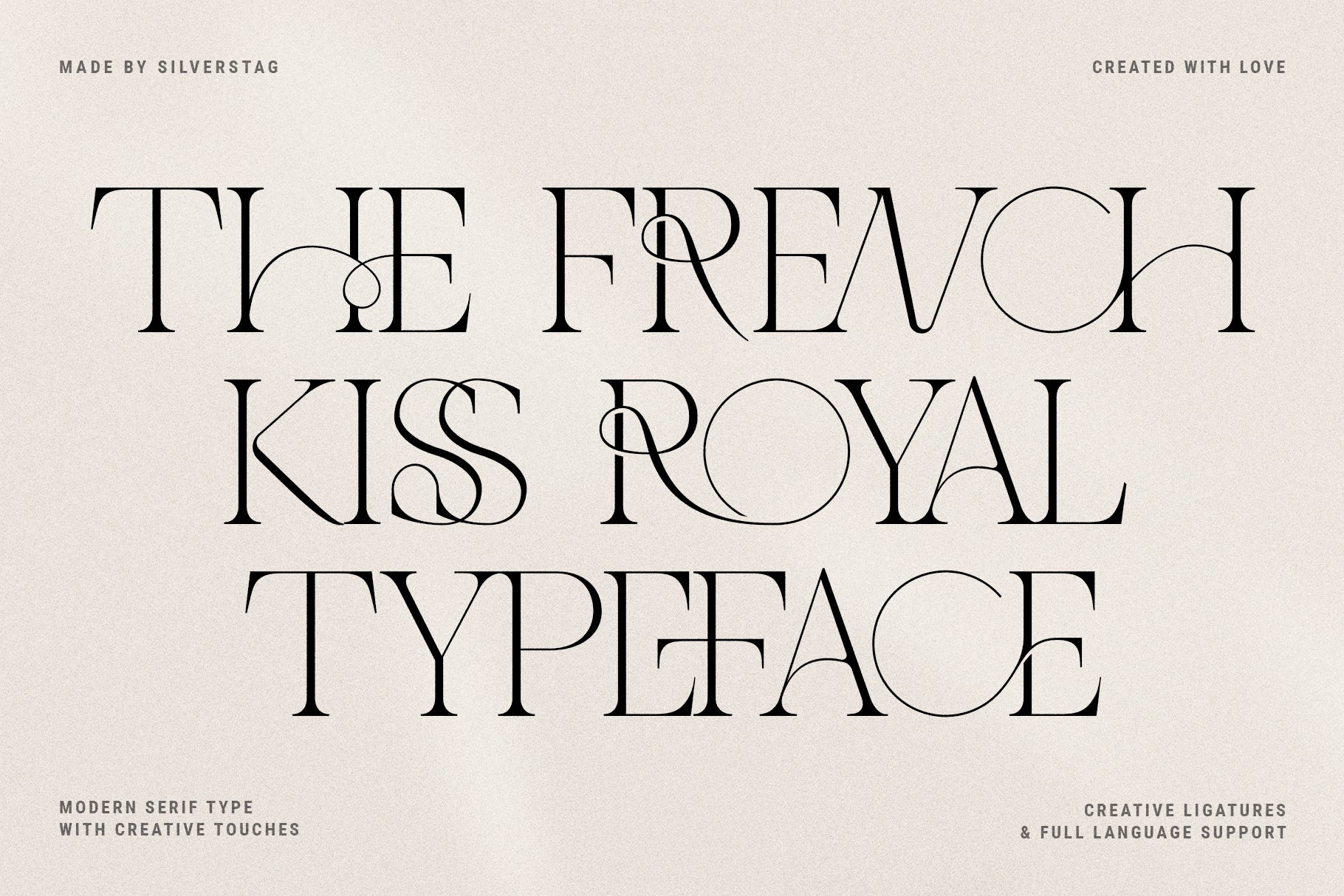 The French Kiss Royal Typeface Free Download