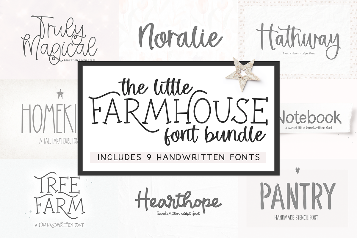 The Little Farmhouse Font BUNDLE Free Download Free Download