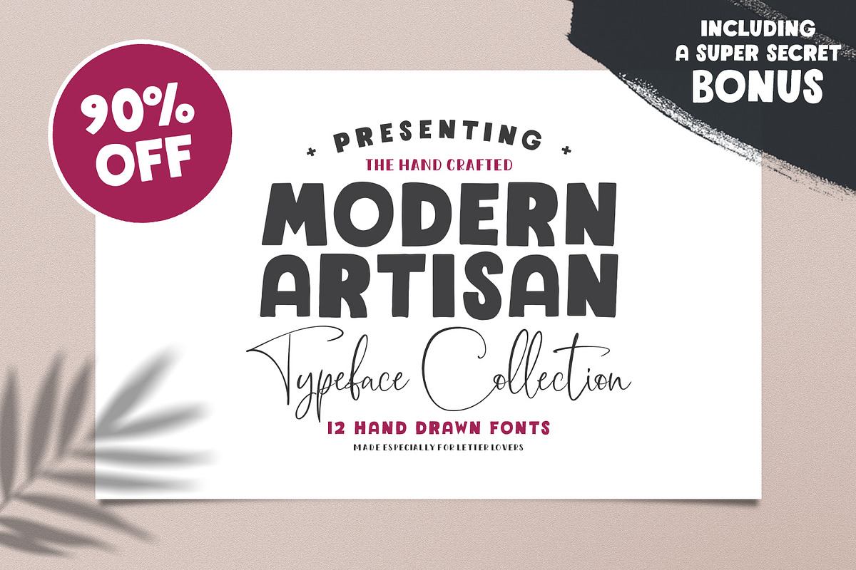 The Modern Artisan Font Collection Free Download Free Download