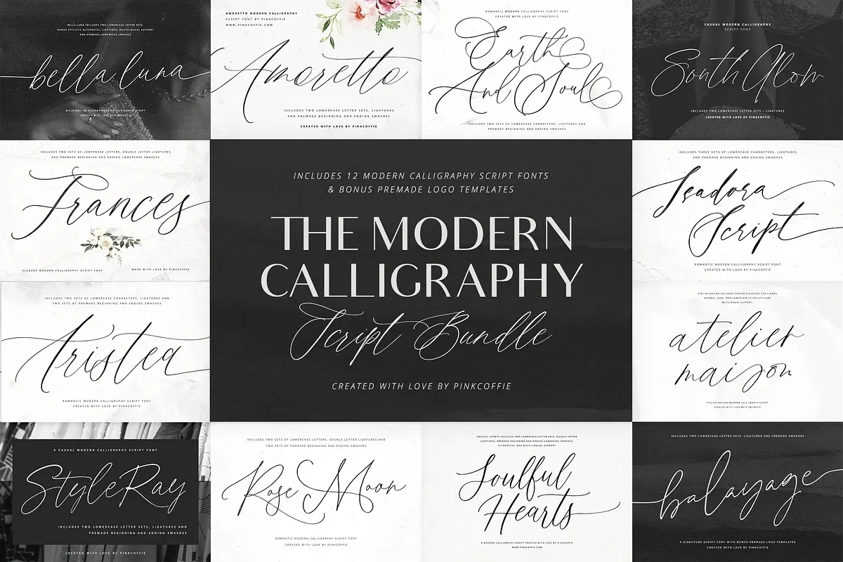 The Modern Calligraphy Script Bundle Free Download Free Download