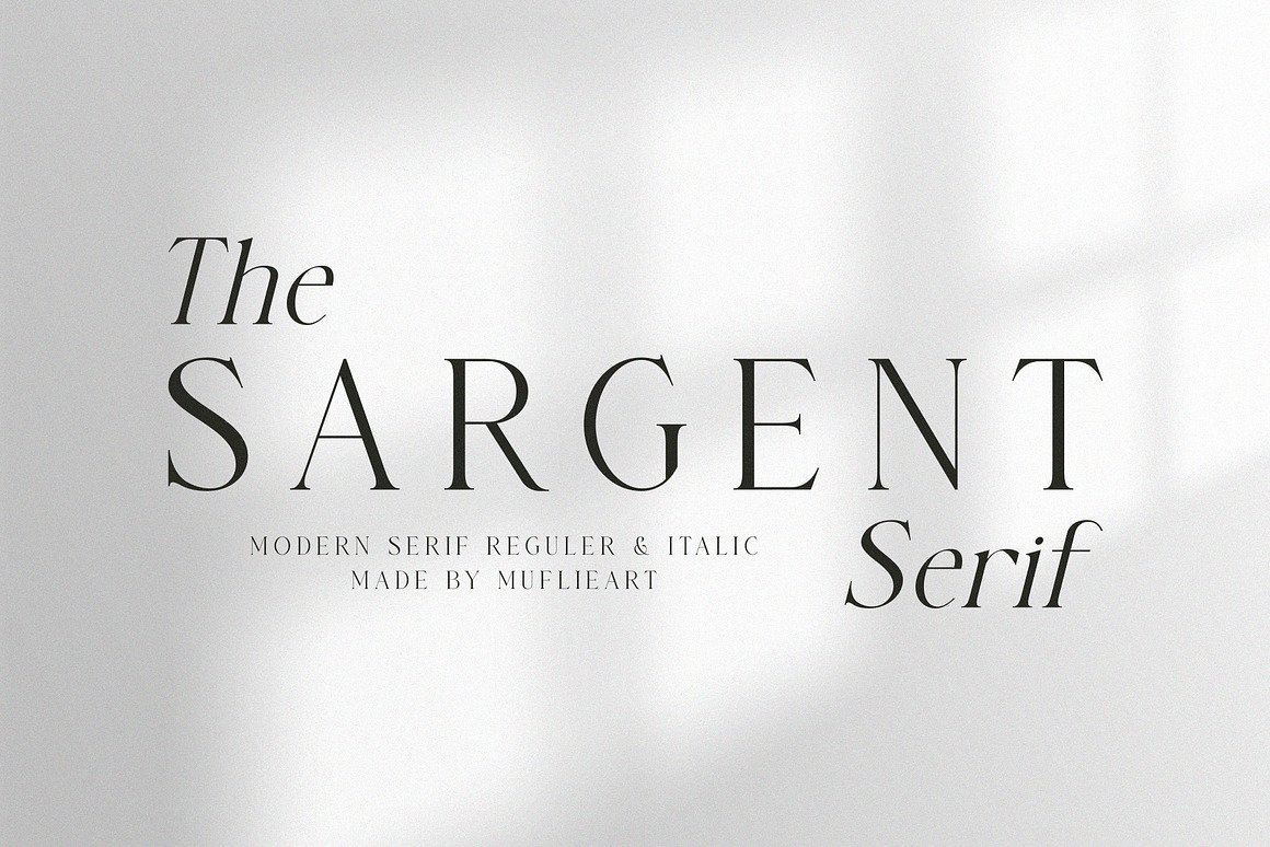 The SARGENT Serif Font Free Download