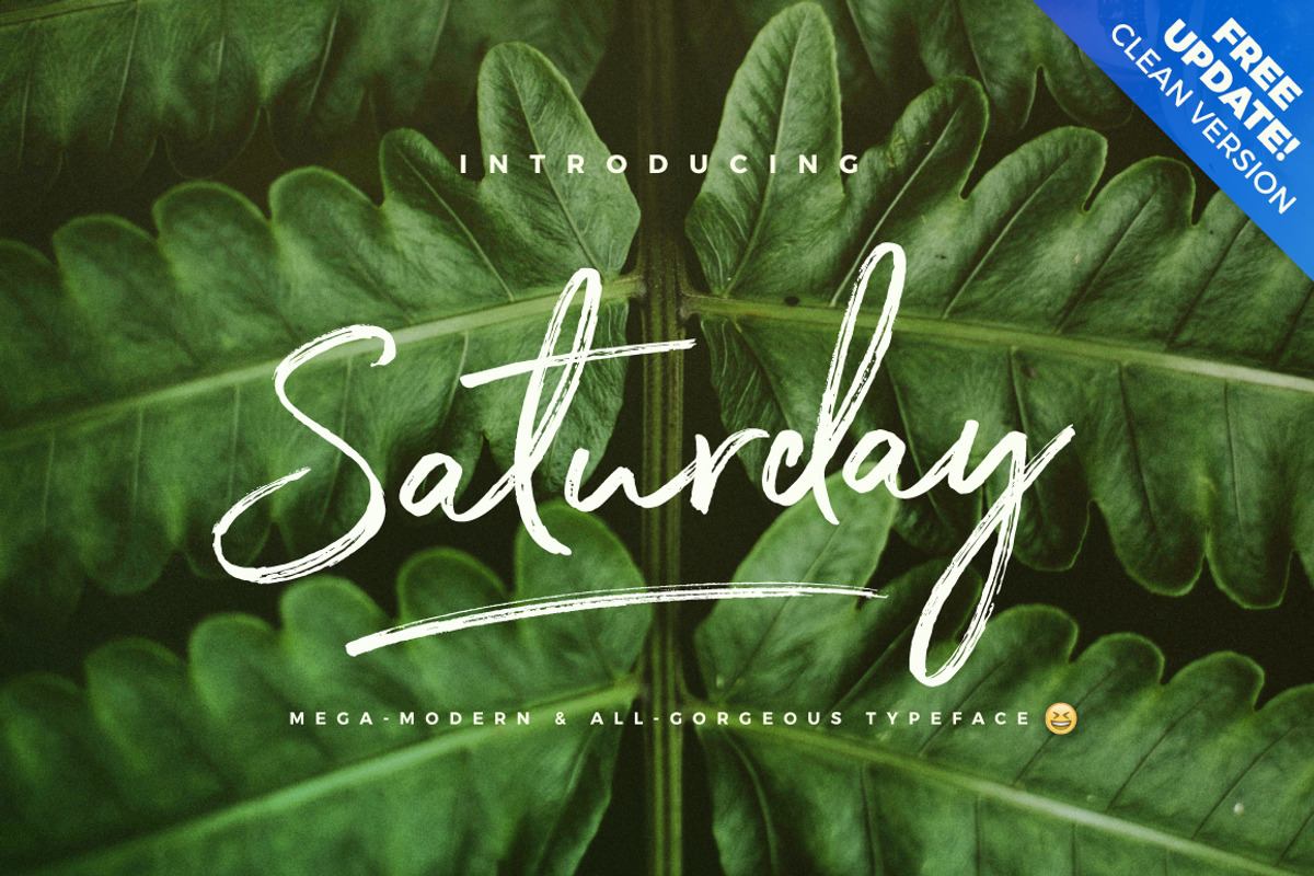 The Saturday Typeface Free Download Free Download