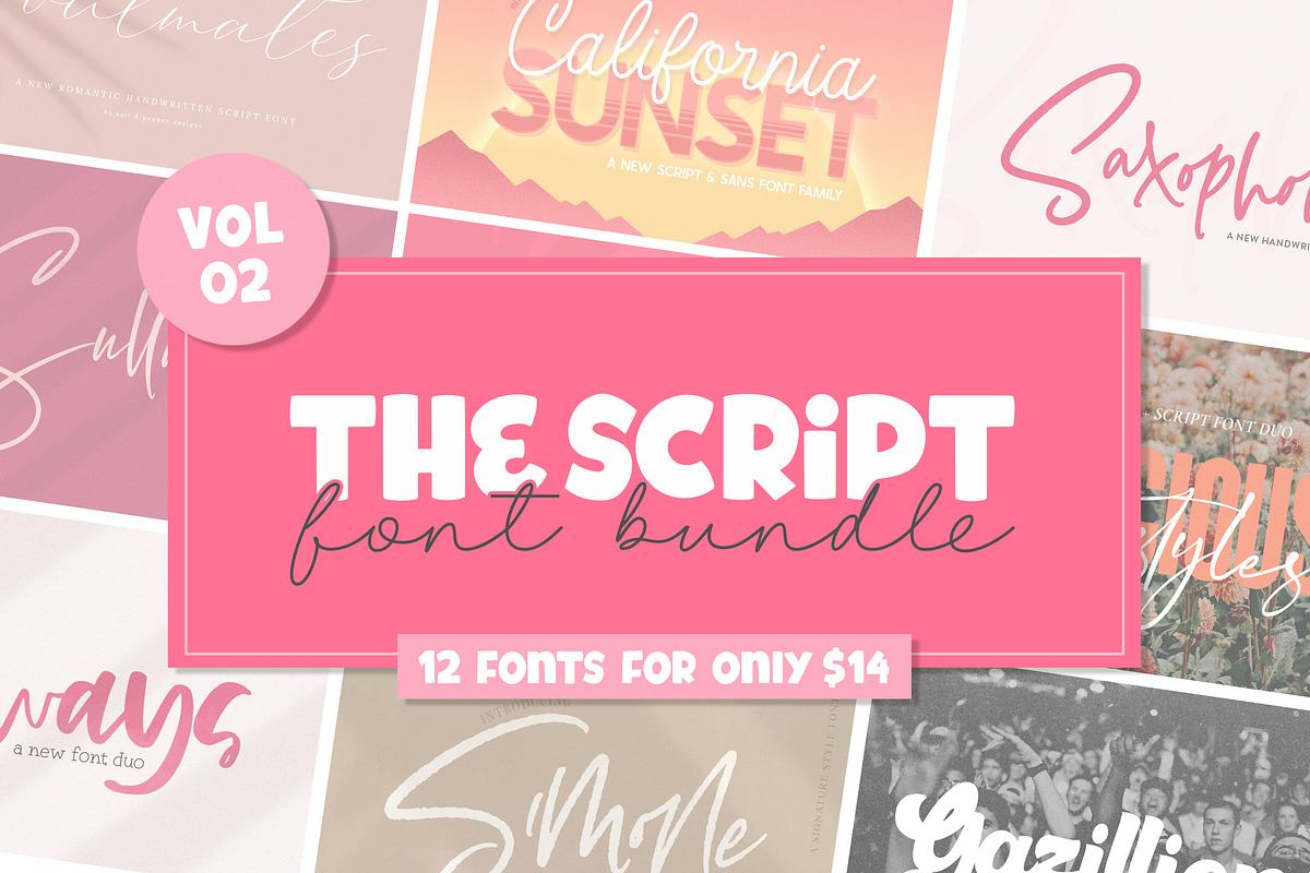 The Script Font Bundle - Vol 02 Free Download Free Download