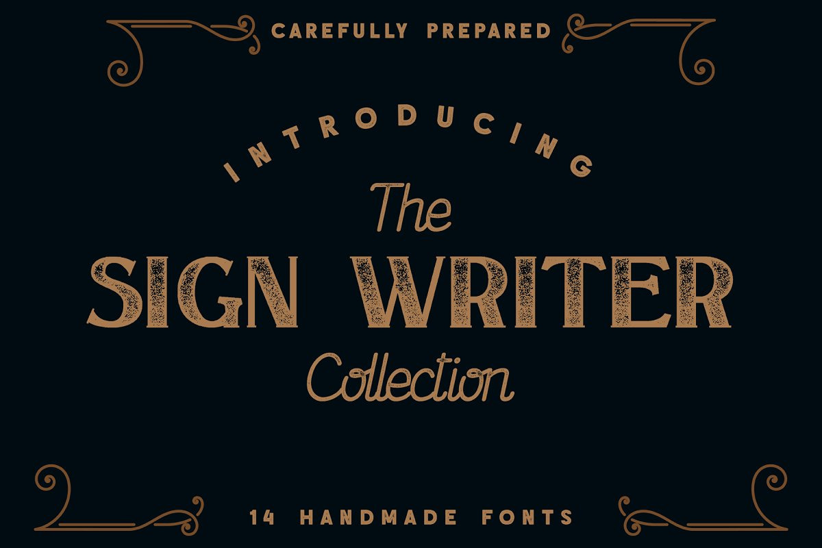 The Sign Writer Collection Font Free Download