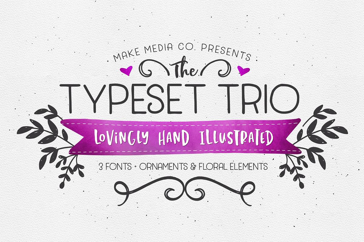 The TypeSet Trio + Illustrations Free Download Free Download