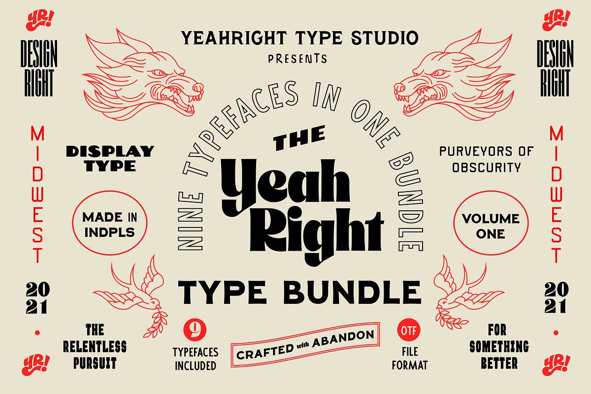 The Yeahright Type Bundle Vol 1 Free Download Free Download