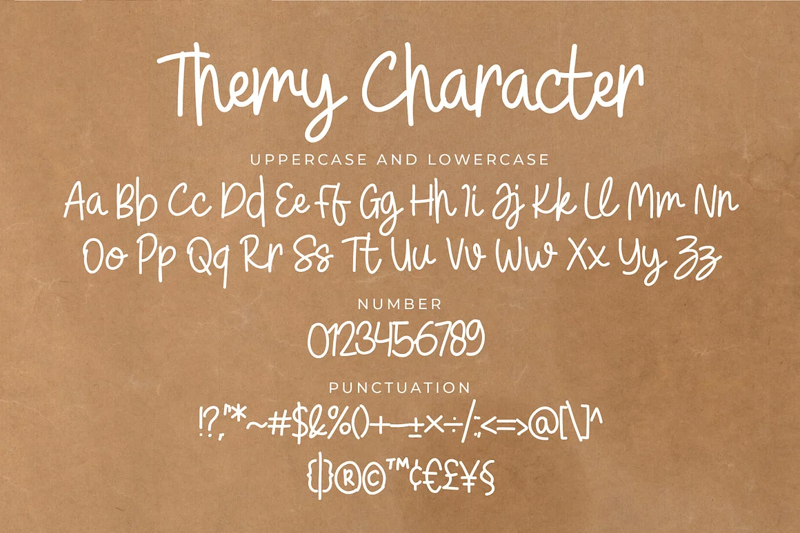 Themy Handletter Signature Font