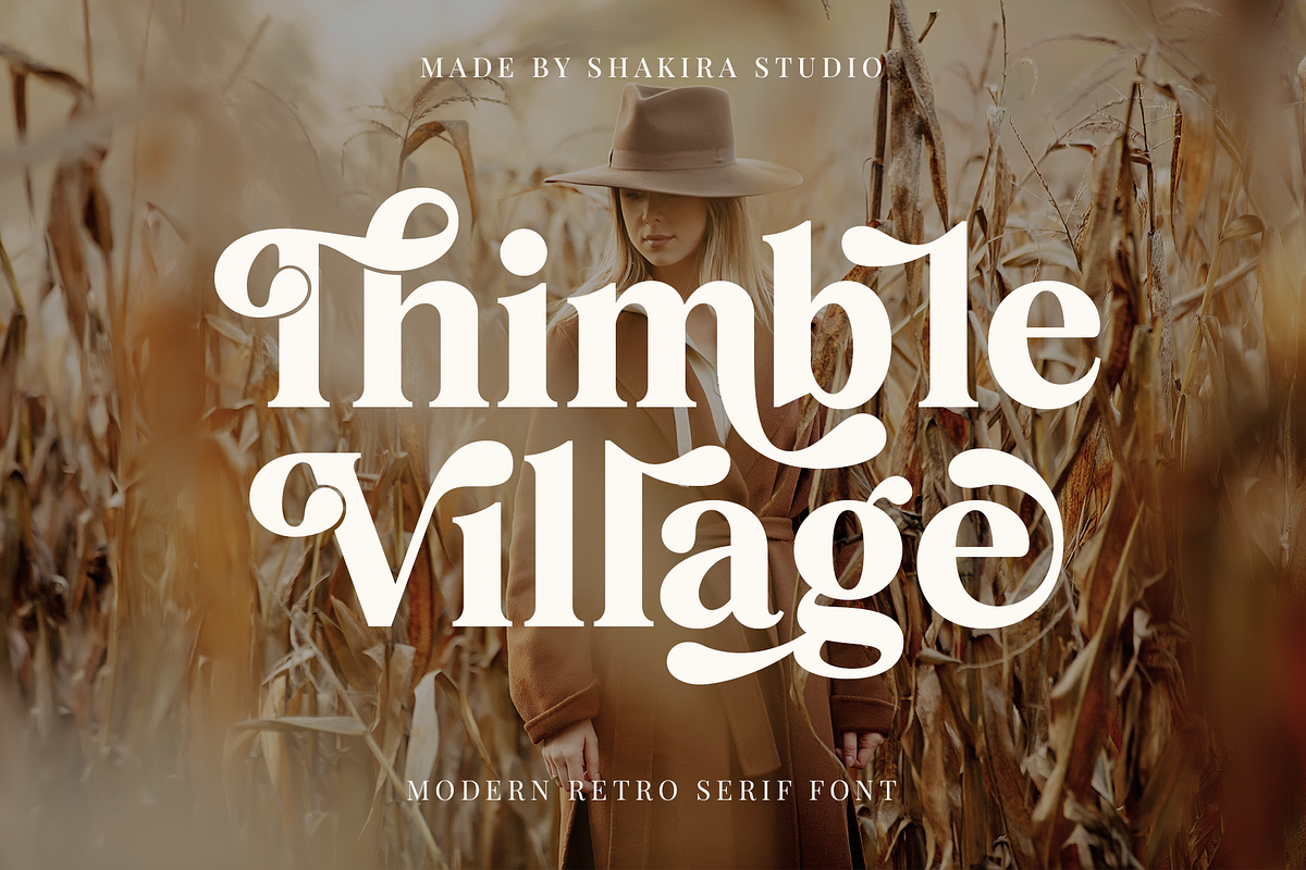 Thimble Village - Serif Display Font Free Download Free Download