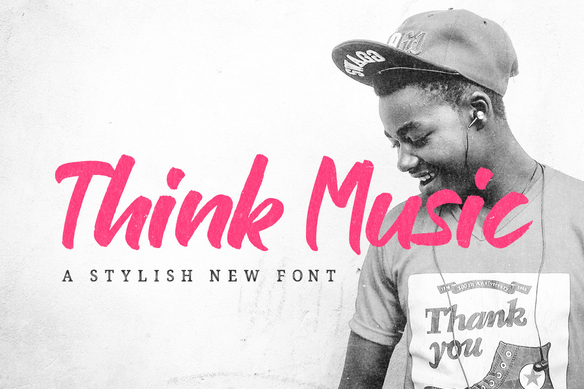 Think Music Script Font Free Download