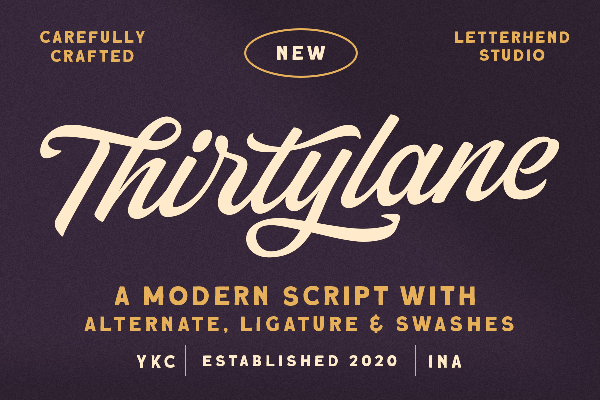 Thirtylane Script Font Free Download