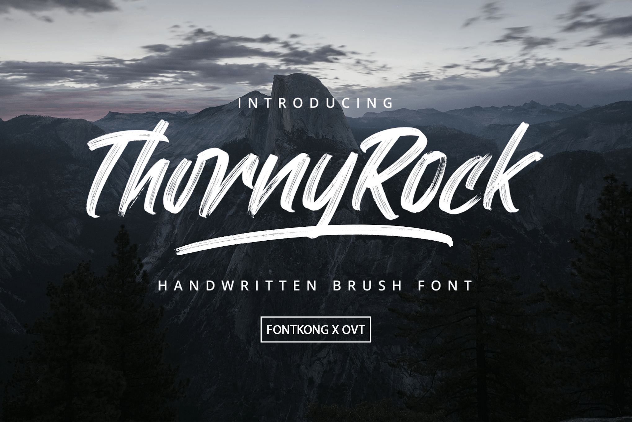 Thorny Rock - Handwritten Brush Font Free Download