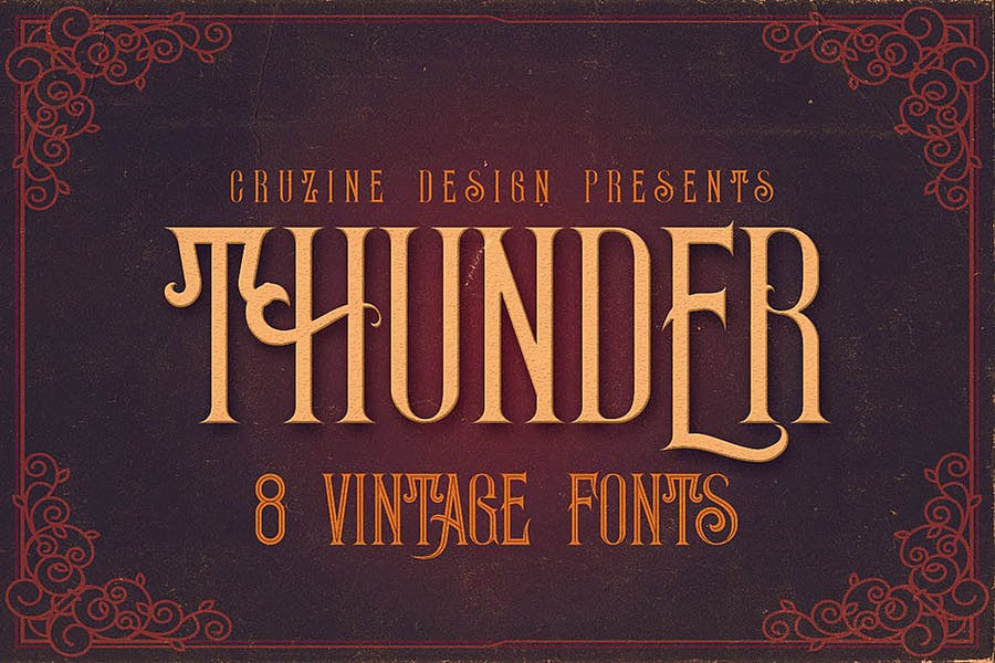 Thunder Typeface Font Free Download