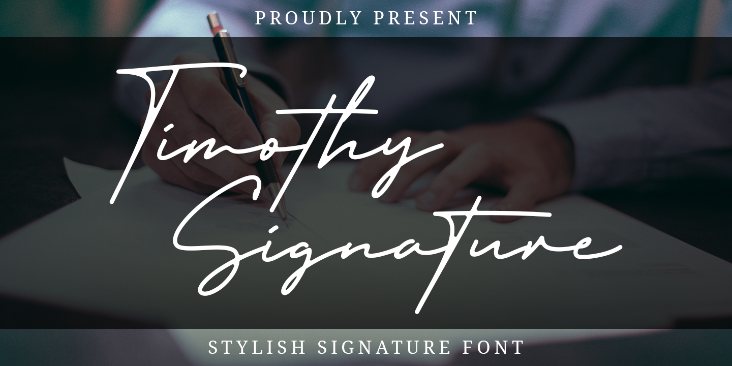 Timothy Signature Free Download Free Download