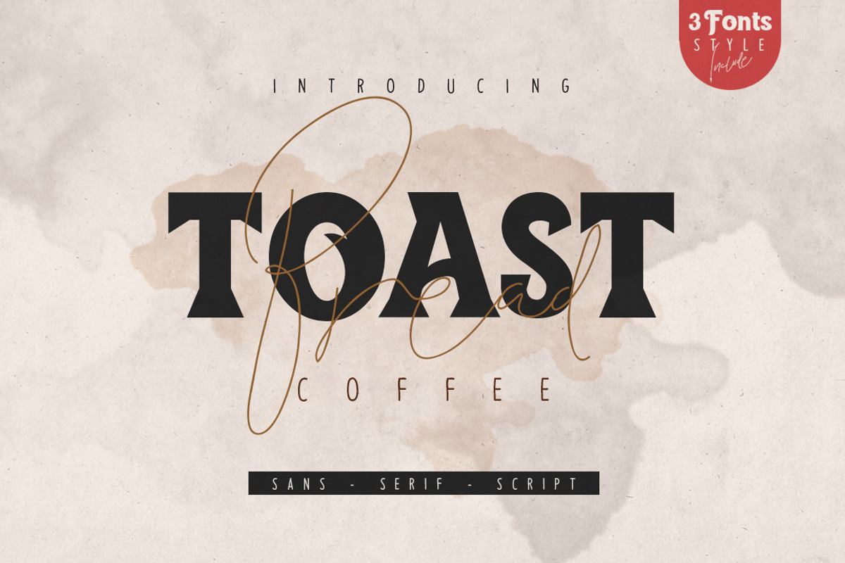 Toast Bread Coffee Typeface Free Download Free Download