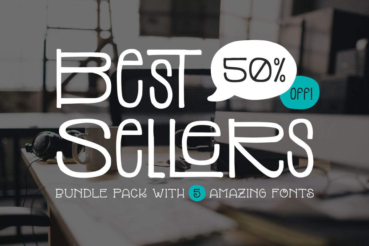 Top 5 Bestselling Fonts Bundle Pack Free Download Free Download