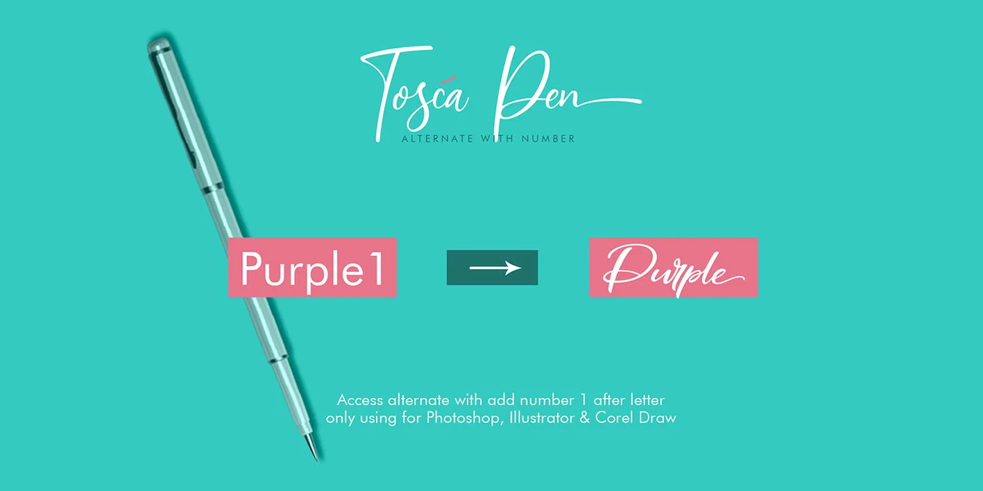 Tosca Pen Font