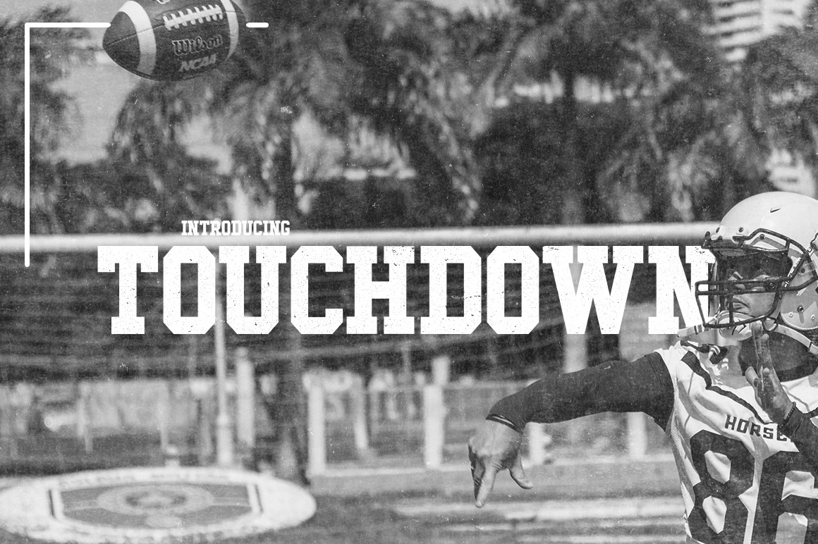 Touchdown Slab Font Free Download