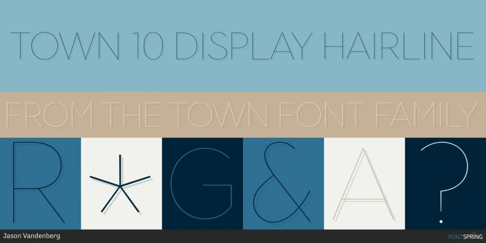 Town 10 Display Font Free Download