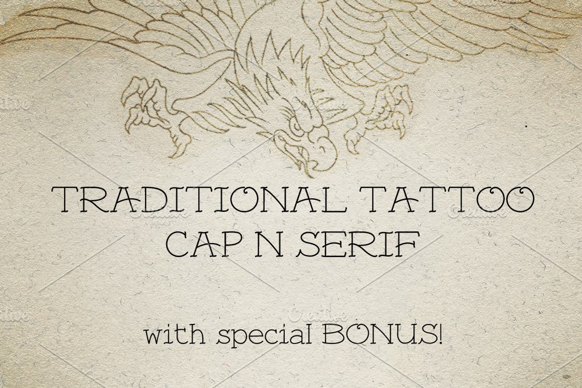 Traditional Tattoo Cap N' Serif Free Download Free Download