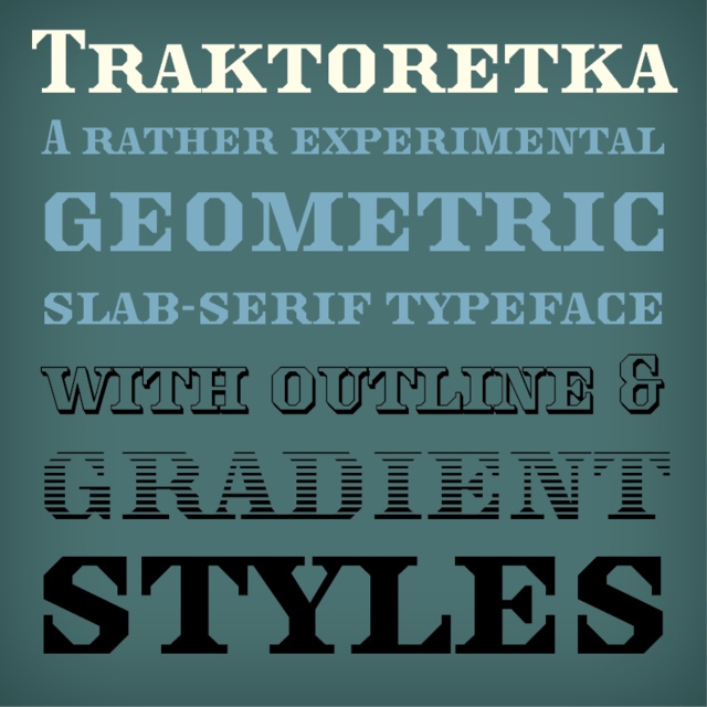 Traktoretka Font Free Download