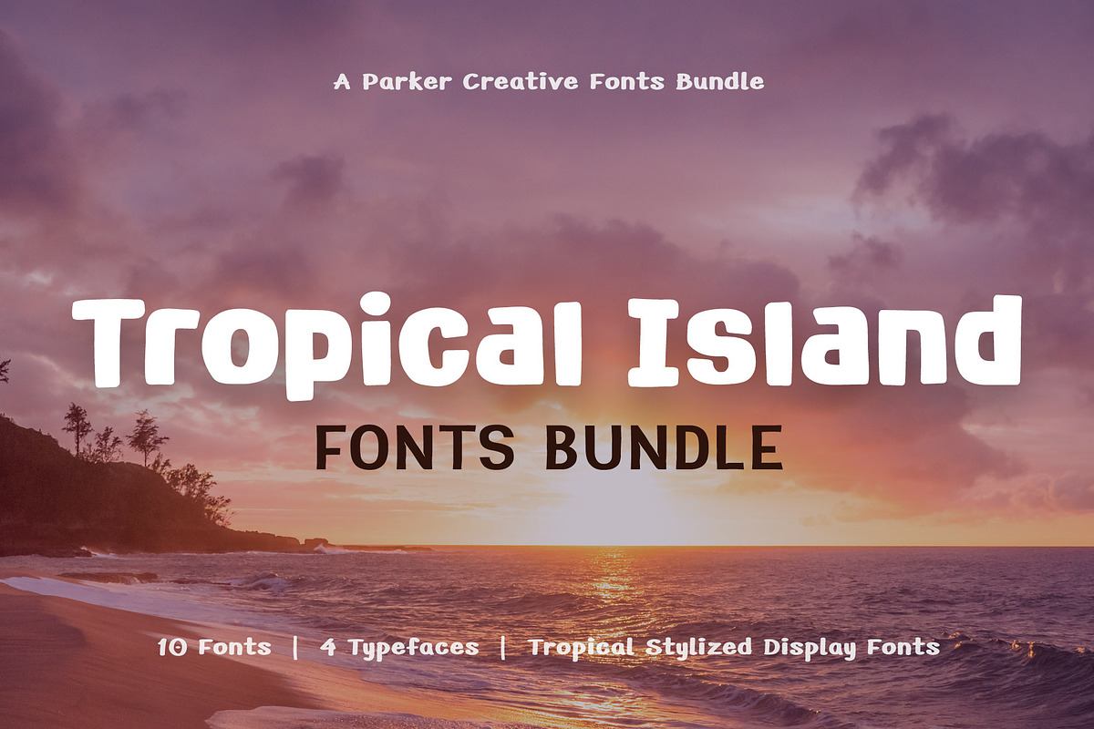 Tropical Island Vibes Fonts Bundle Free Download Free Download