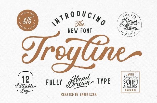 Troyline Font Free Download