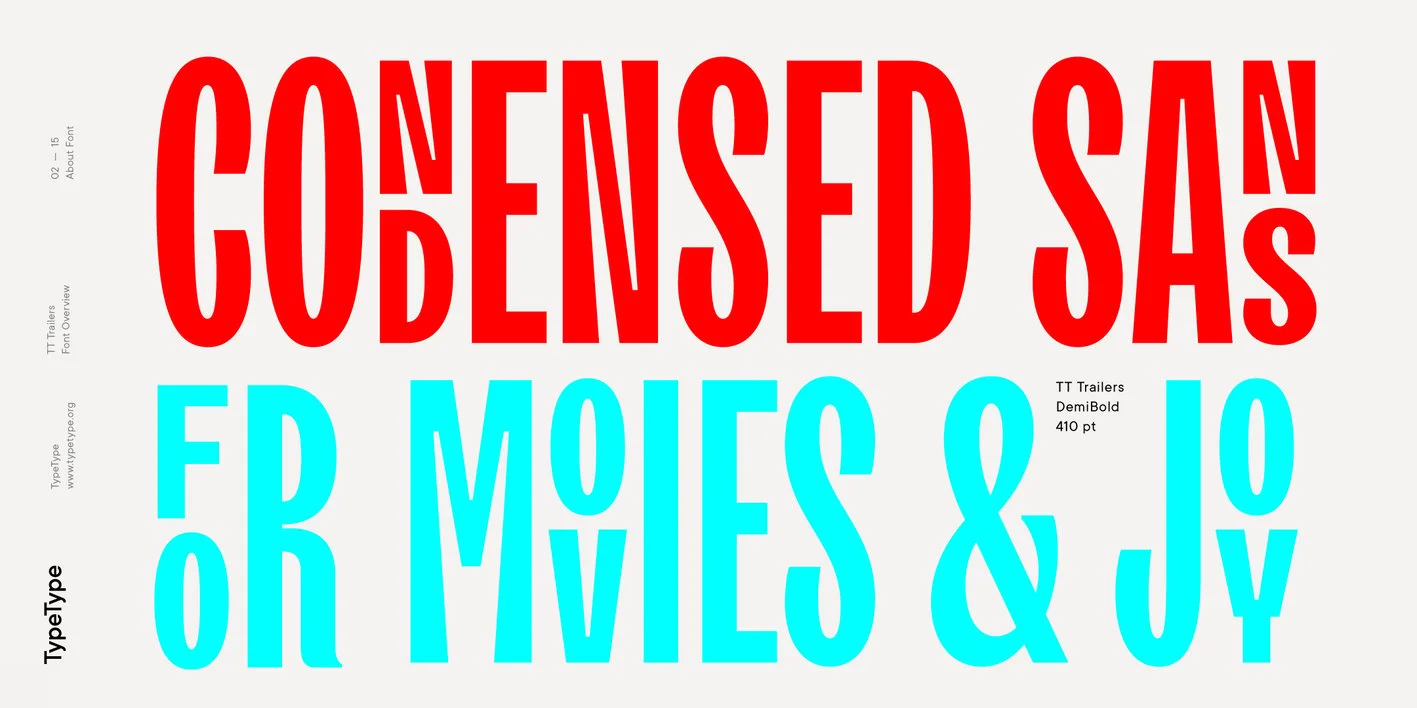 TT Trailers Font