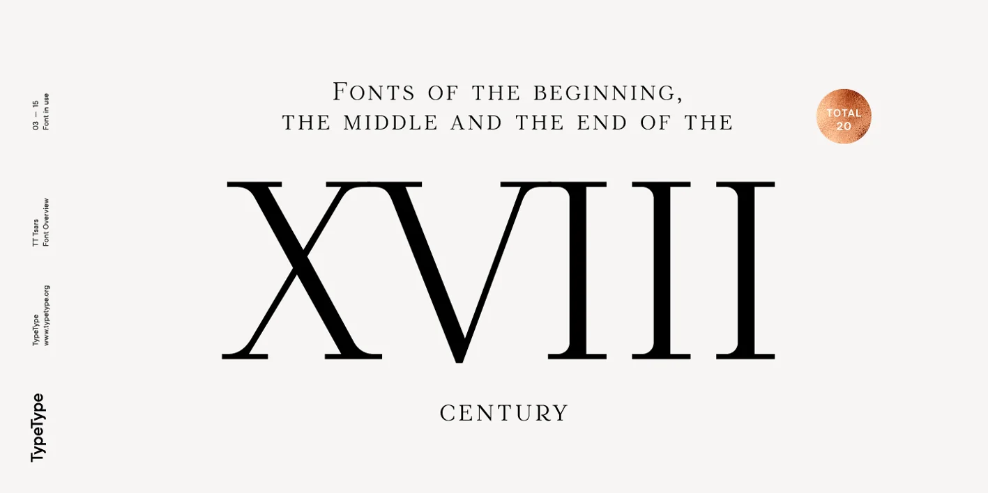 TT Tsars Font