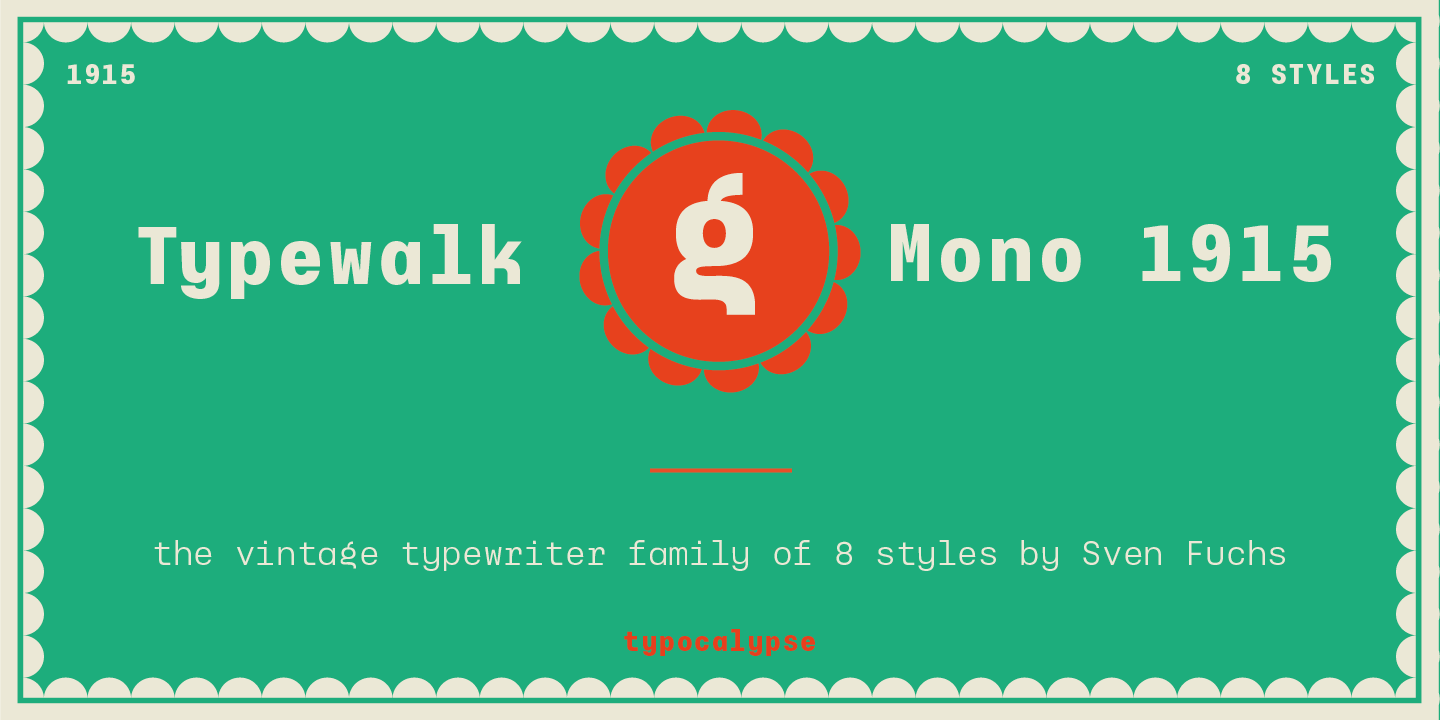 Typewalk Mono 1915 Free Download Free Download