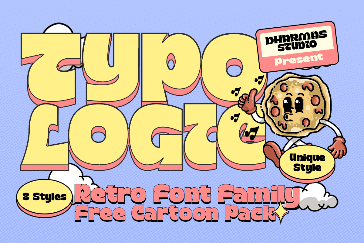 Typologic - Cartoon Family + Assets Free Download Free Download