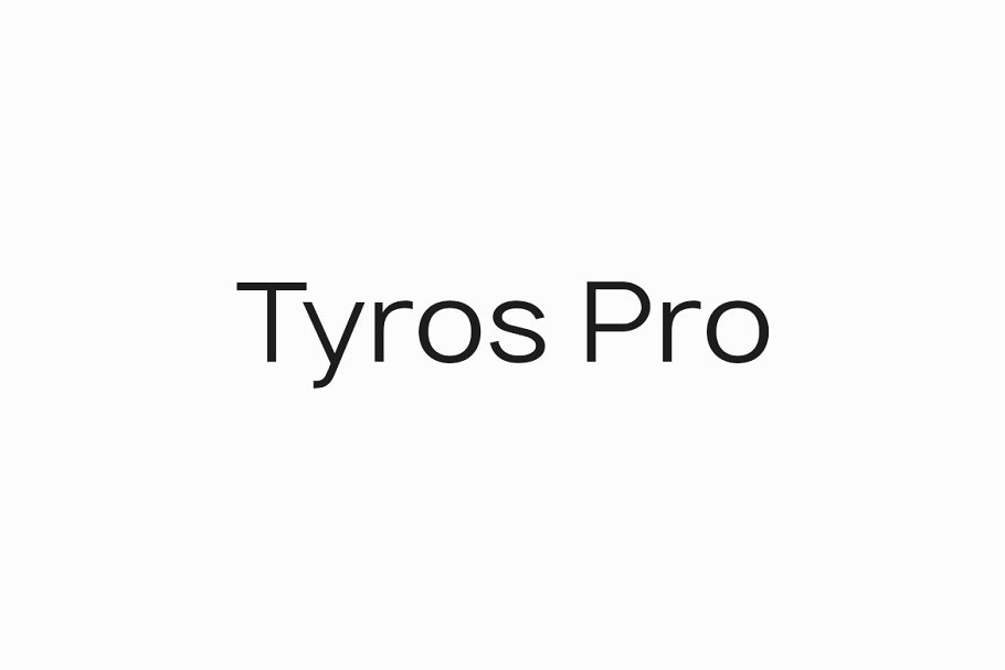 Tyros Pro Font Free Download