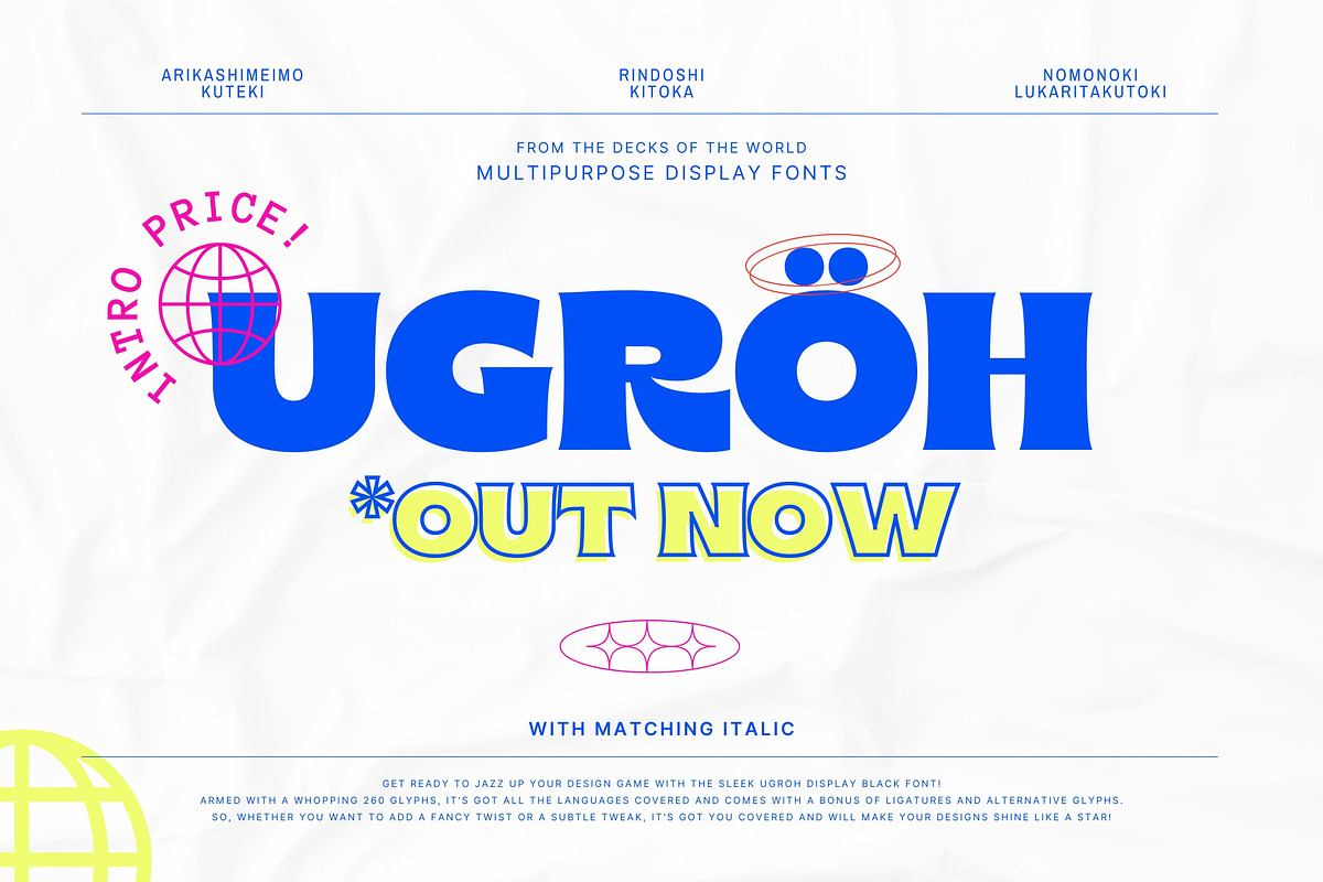 Ugroh Black - BOLD Fonts Free Download Free Download