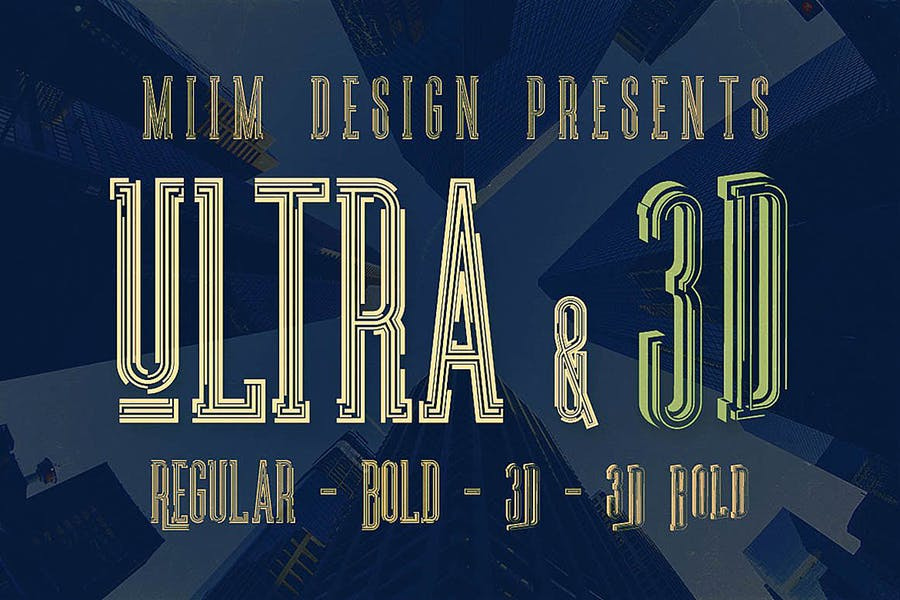 Ultra - Modern Font Free Download