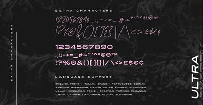 Ultra System Font