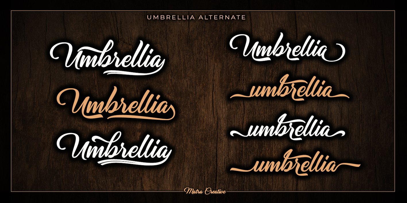 Umbrellia Font Free Download