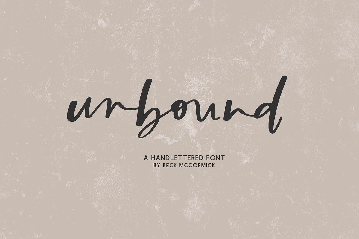 Unbound Signature Font Free Download Free Download