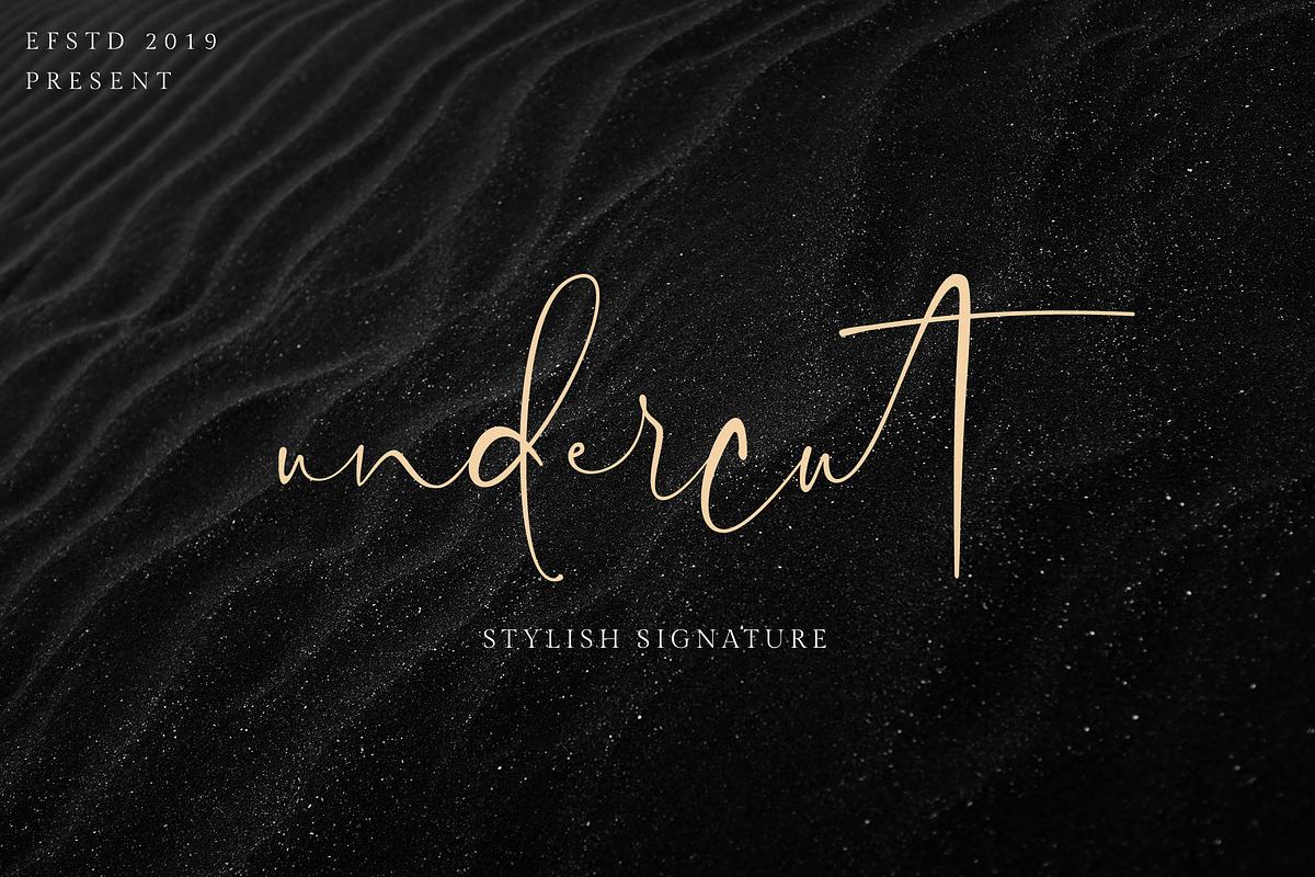 Undercut | Stylish Signature Free Download Free Download