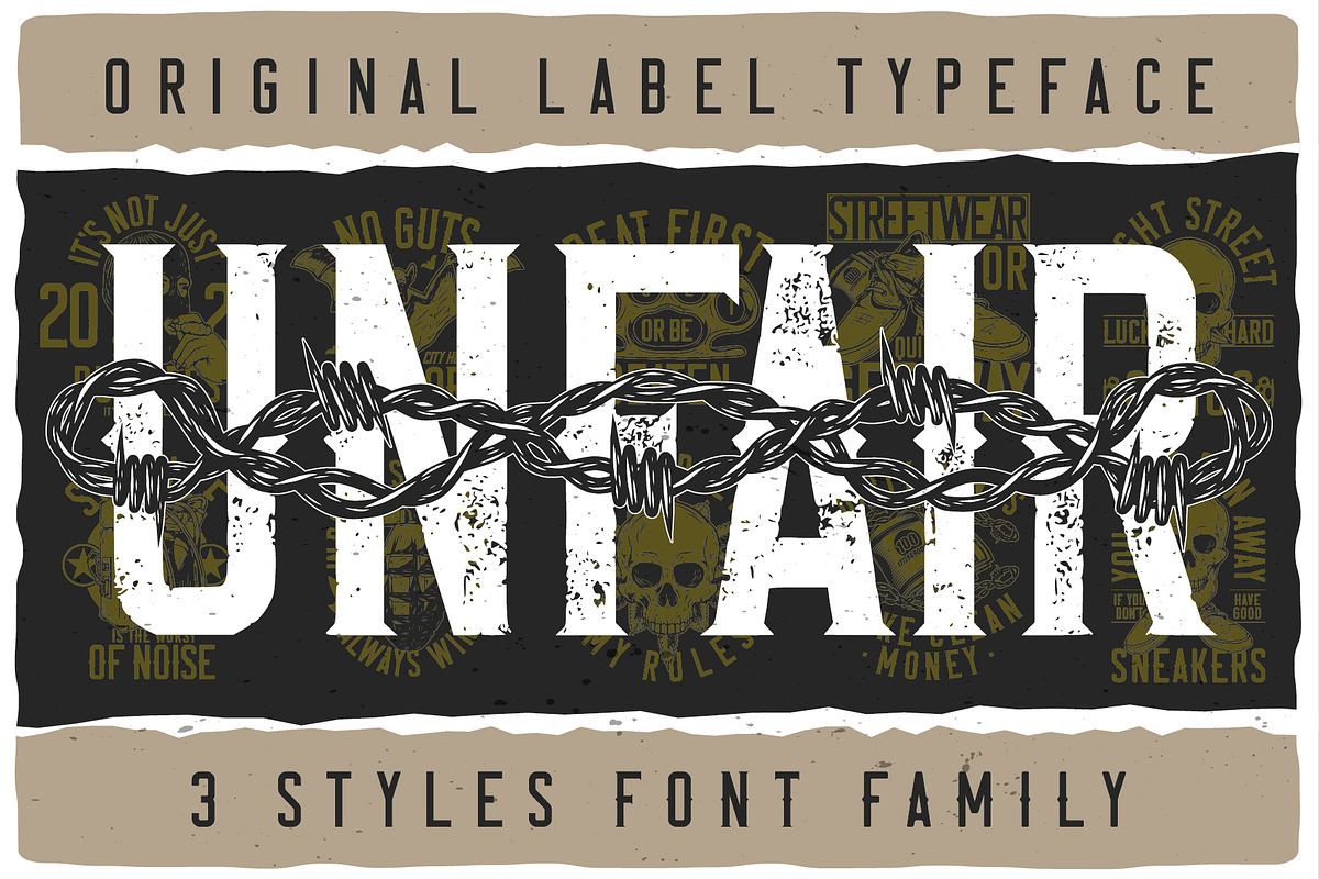 Unfair Font Family Free Download Free Download