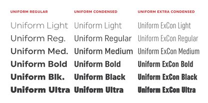 Uniform Font Free Download