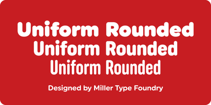 Uniform Rounded Font Free Download