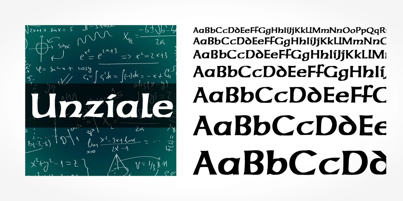 Unziale Font