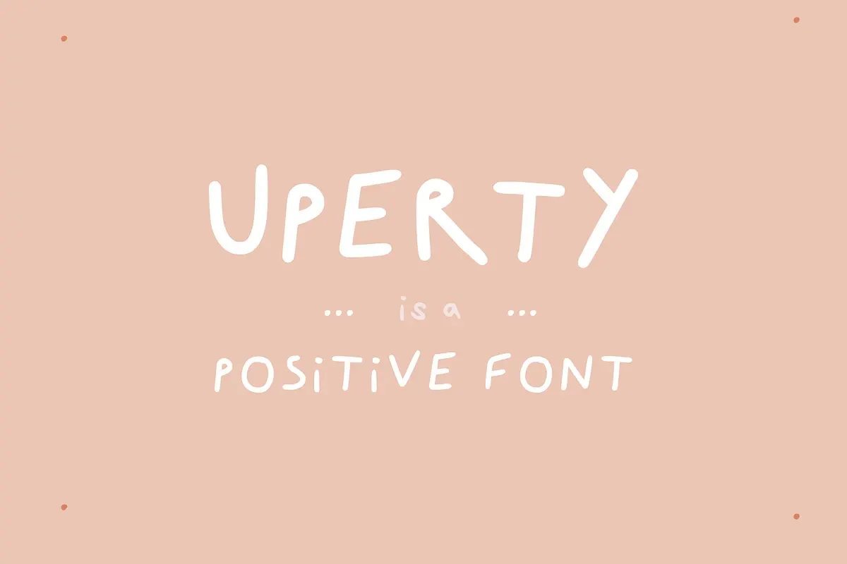 Uperty: Simple Boho Handwritten Font Free Download Free Download