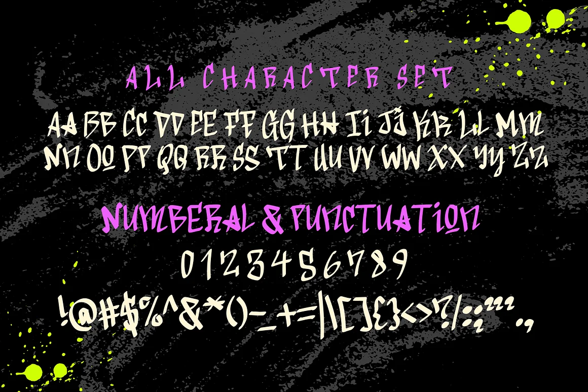 Urban Street is a Graffiti Font