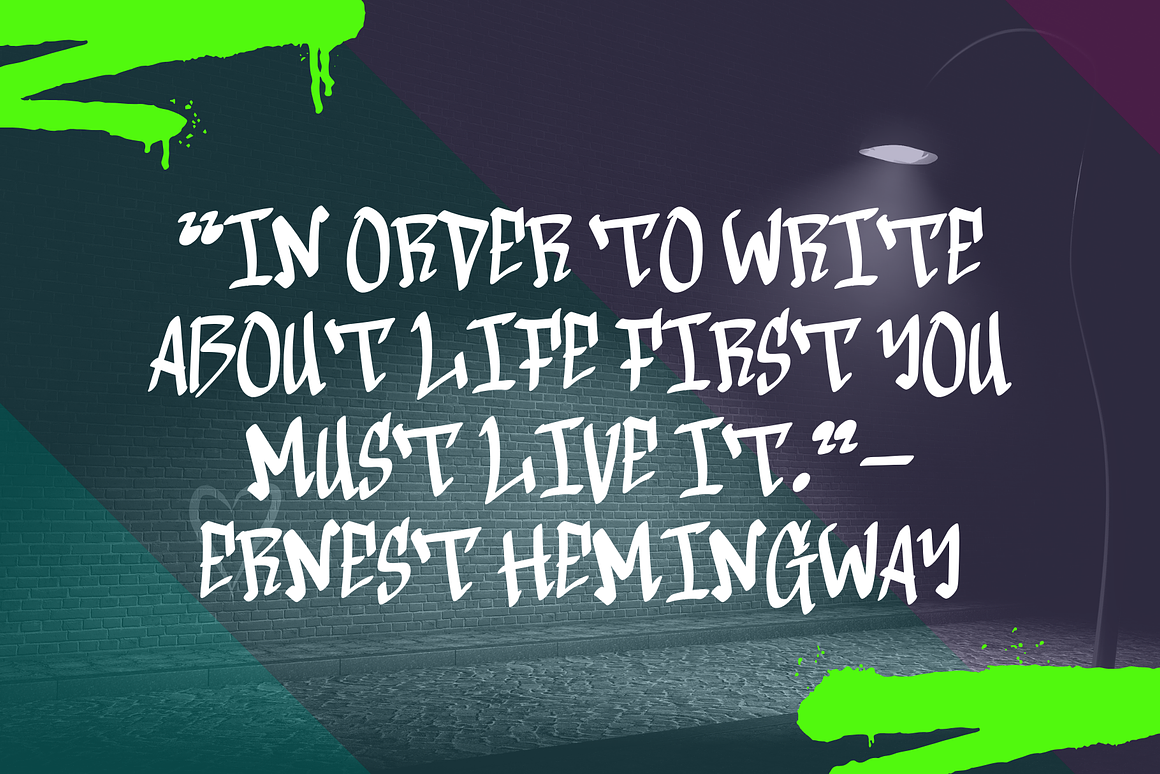 Urban Street is a Graffiti Font Free Download