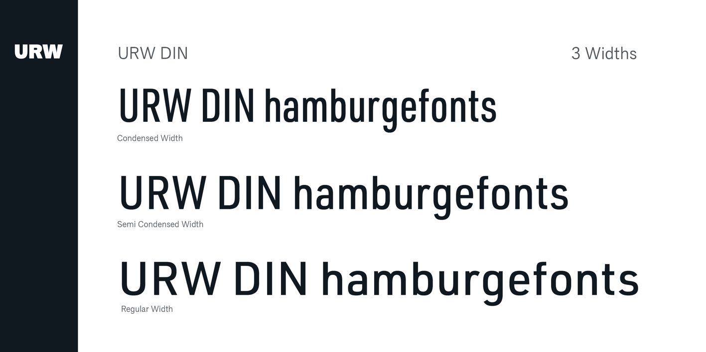 URW DIN Font Free Download