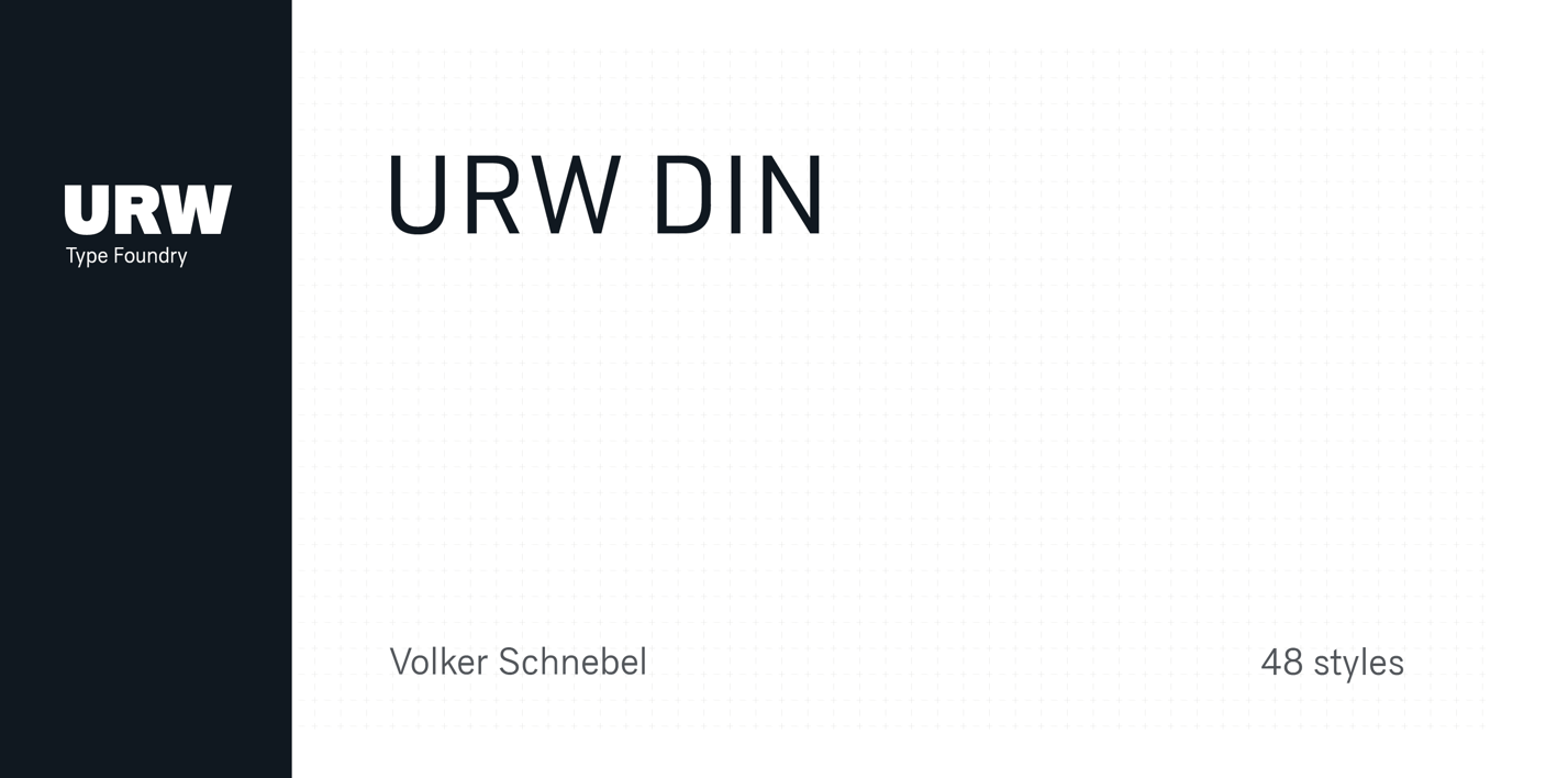 URW DIN Font Free Download