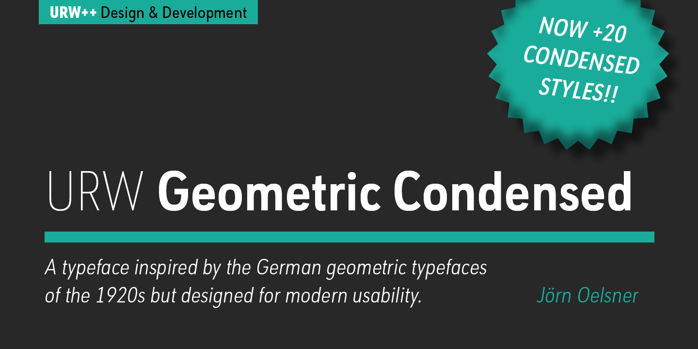 URW Geometric Condensed Free Download Free Download