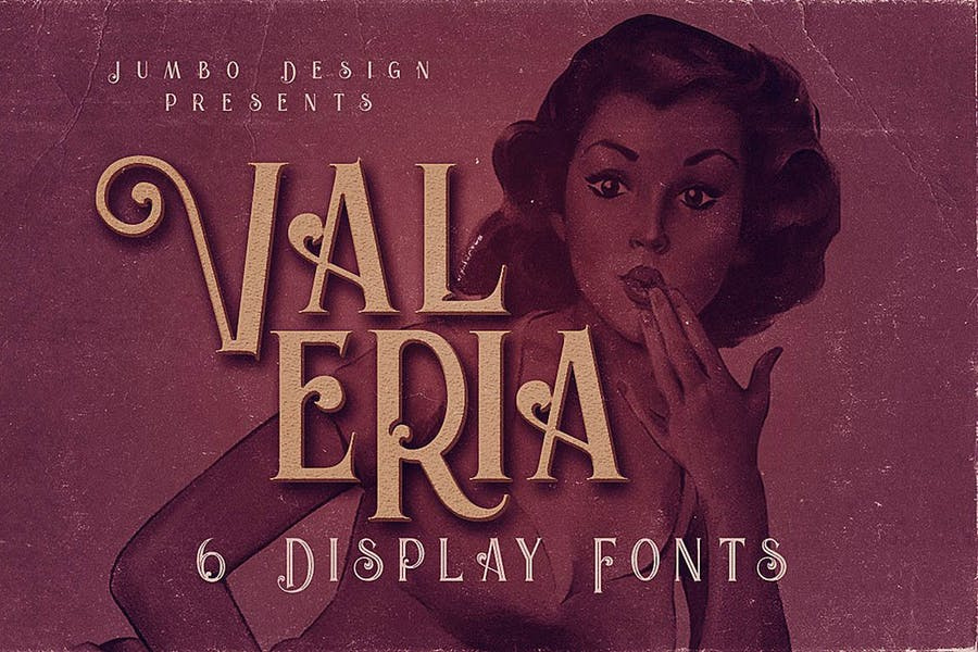 Valeria - Display Font Free Download